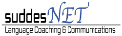 SuddesNET logo or SuddesNET   Online English Coaching logo   LJustify   Mobile